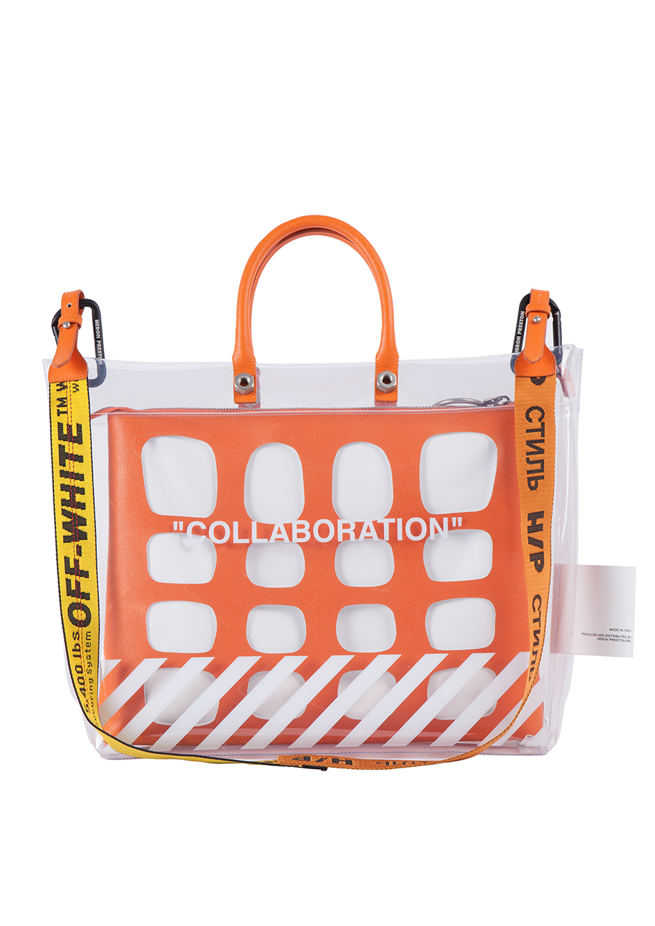 Off-White and Heron Preston Have Collaborated on A Unisex Bag 